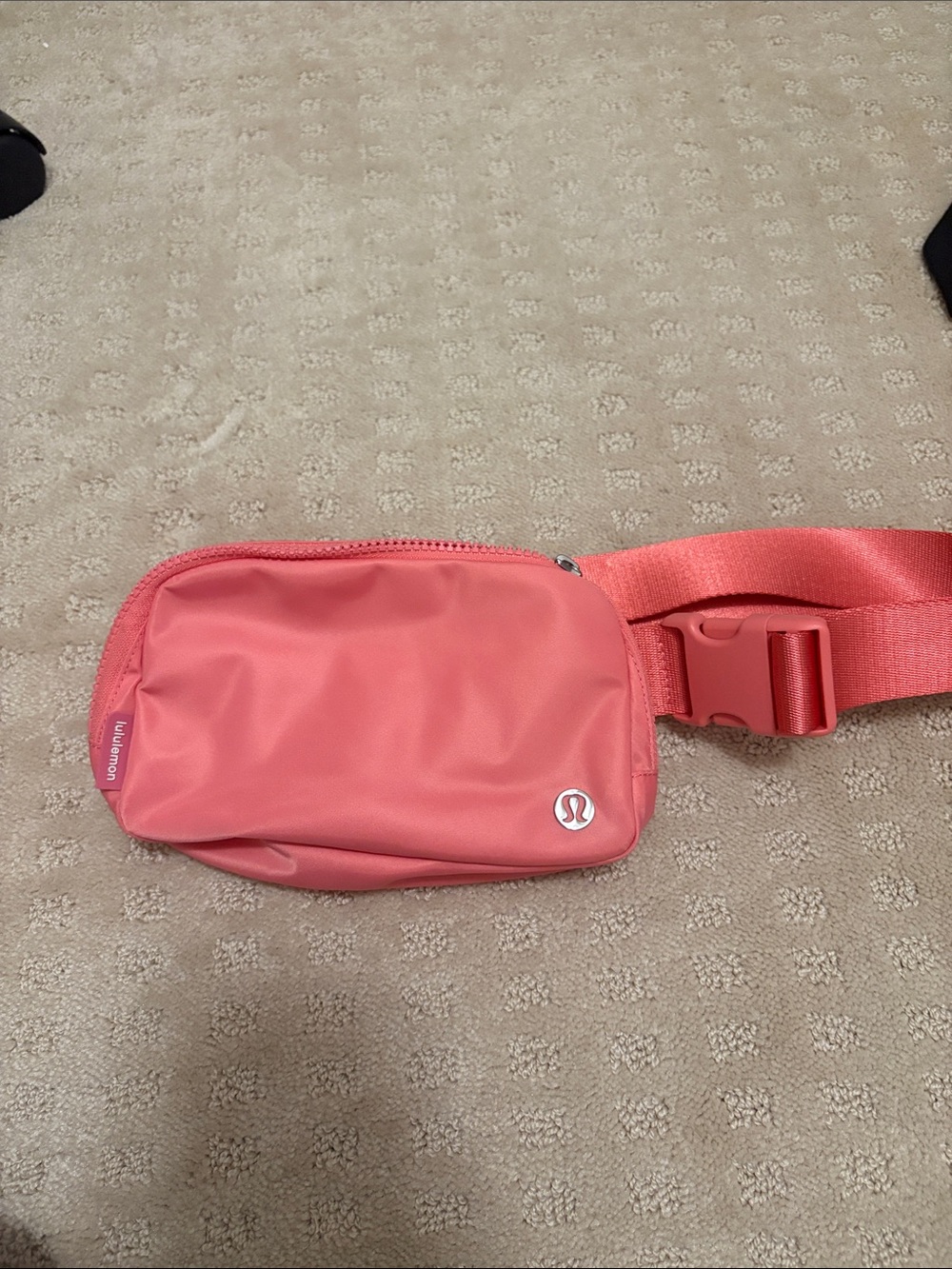 lululemon athletica Coral Pink Crossbody Belt Bag